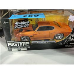 Big time muscle pontiac gto 1971 diecast metal
