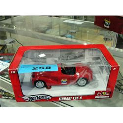 Hotwheels ferrari 125S diecast metal collectors