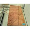 Image 1 : Small rust colored wool throw rug