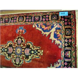 Hand knotted persian area rug runner