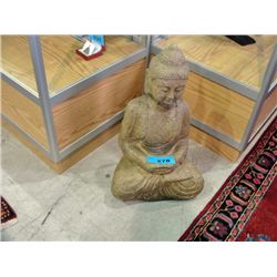 Cement decorative yard buddha