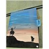 Image 1 : Oil on board original painting southwest native