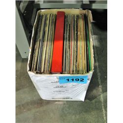 One box of vintage records