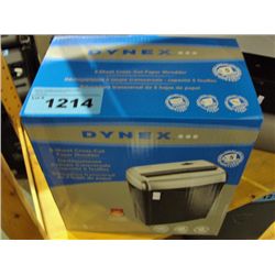 Dynex 5sheet paper shredder