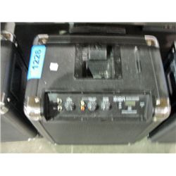 One ion block rocker portable sound system - black