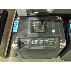 One ion block rocker portable sound system - black