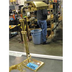 Brass bankers lamp