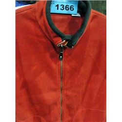 Red fleece vest
