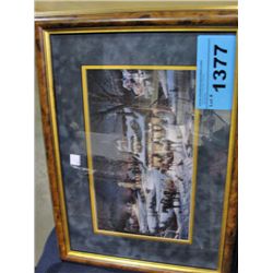 Framed terry redlin print