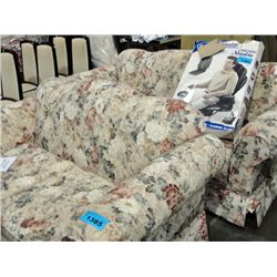 2pc floral sofa and loveseat set