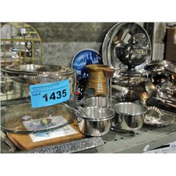 Shelf lot of collectables, misc and decorative