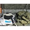 Image 1 : Shelf lot of assorted military uniforms, hats,