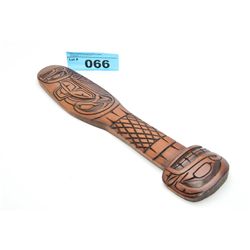 West coast native salish wood carving by David