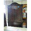 Image 1 : Matching mahogany finish bedroom armoire
