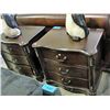 Image 1 : Matching pair of 3 drawer mahogany night stands