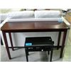 Image 1 : Cherry finish sofa table