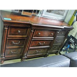 Mahogany finish sideboard buffet