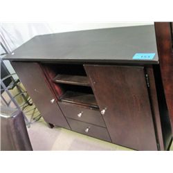 Matching cherry finish sideboard buffet