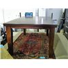 Image 1 : Contemporary dining room table with jacknife leaf