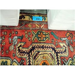 Hand knotted persian area rug runner