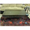 Image 1 : Pine with metal base coffee table