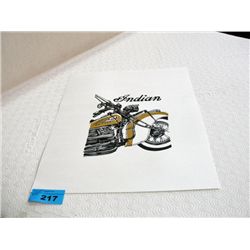 Indian motorcycle print