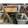 Image 1 : craftsman table saw with big box of assorted