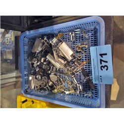 Box of glass showcase locks with keys