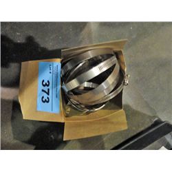 One box of metal hose clamps