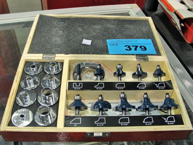 Mastercraft router bit set