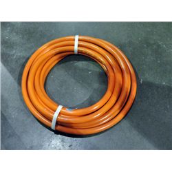 One orange air line hose