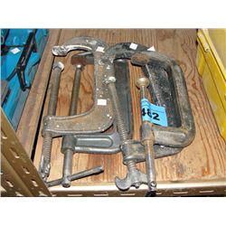 4 C clamps