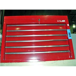 Red mechanics tool cabinet