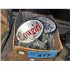 Image 1 : Box of assorted trailer hitch covers
