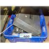 Image 1 : Blue plastic bin of assorted tools