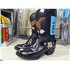 Image 1 : Pair of black cowboy boots wiht american bald