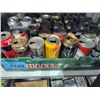 Image 1 : Box of assorted vintage beer cans
