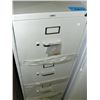 Image 1 : 4 drawer metal filing cabinet