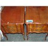 Image 1 : Pair of single drawer walnut night tables