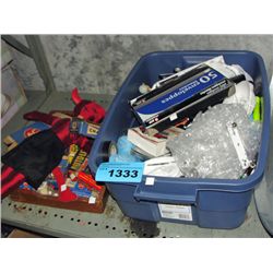 Shelf lot of misc items