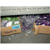 Image 1 : 2 boxes of purple and green gift wrapping bowes