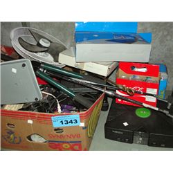 Shelf lot of misc items