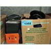 Image 1 : Shelf lot of misc household items; dish set, music
