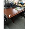 Image 1 : Mahogany Conference Table - Approx. 7'