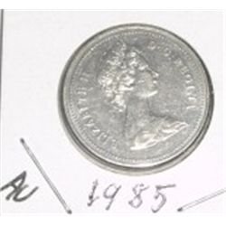 1985 CANADA 5 CENTS *RARE AU HIGH GRADE!! COIN CAME OUT OF AND IS PART OF CANADA COIN COLLECTION!!