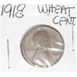 1918 WHEAT CENT *RARE NICE EARLY PENNY!! COIN CAME OUT OF SAFE!!