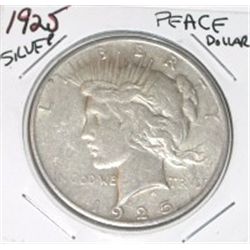 1925 PEACE SILVER DOLLAR *NICE EARLY SILVER DOLLAR!! SILVER DOLLAR CAME OUT OF SAFE!!