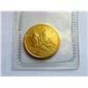 Image 1 : 1/20 oz Canadian Fine .9999 Gold Maple Leaf Coin BU
