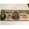 Image 1 : 1907 $5 "Woodchopper" Note
