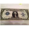 Image 1 : 1923 $1 Silver Certificate Blue Seal Note Large Size